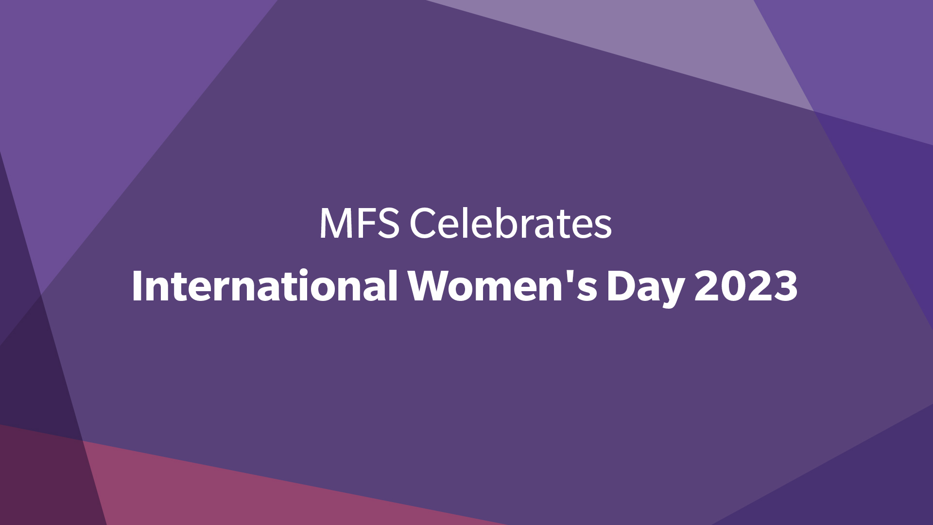 MFS Celebrates International Women’s Day 2023