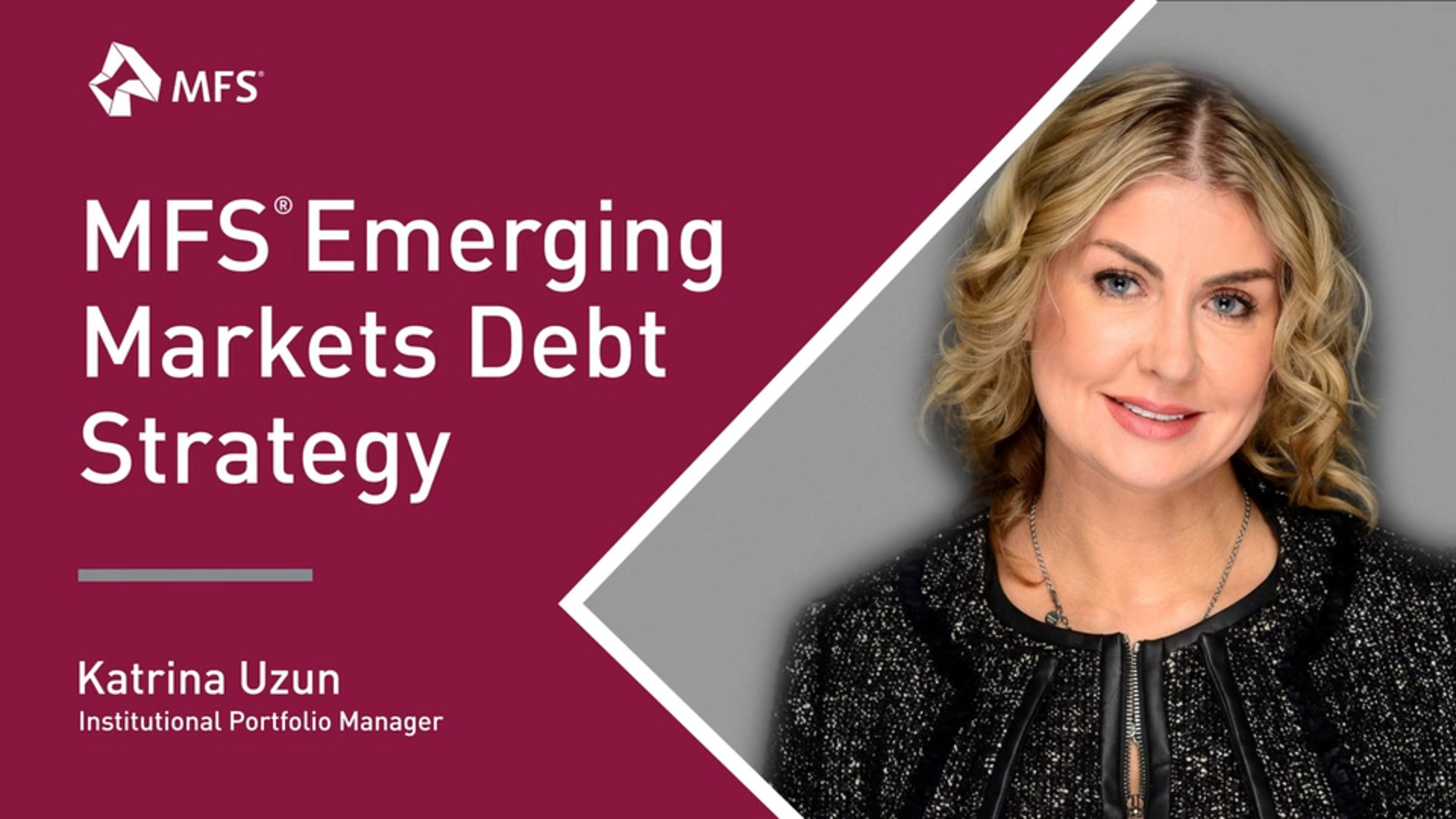 MFS® Emerging Markets Debt Strategy - Quarterly Portfolio Update