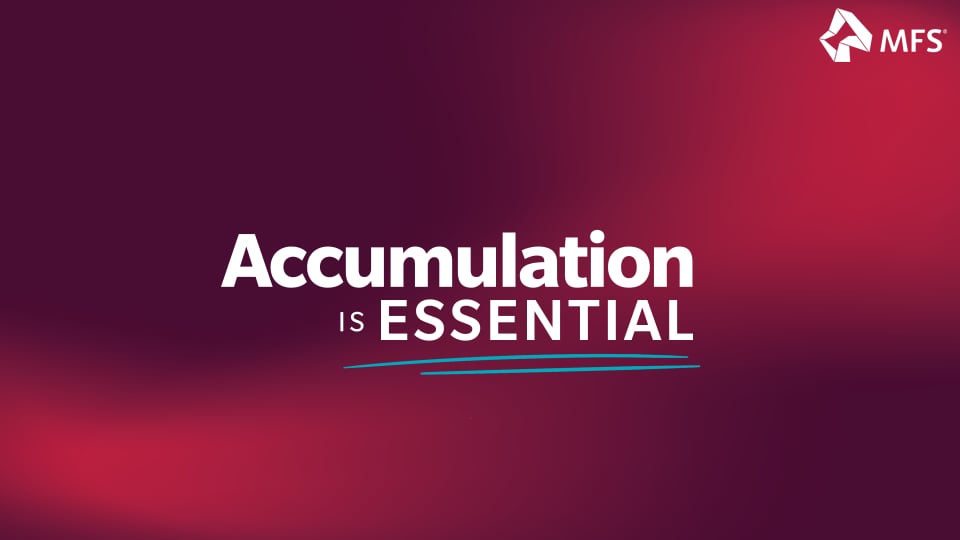 Accumulation Is Essential